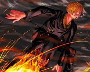 Vensmoke Sanji Paint By Numbers