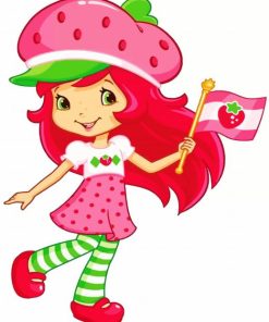 Strawberry Girl Paint By Numbers