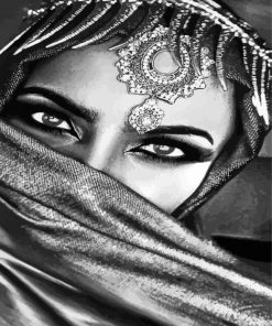 Arabic Lady Paint By Numbers