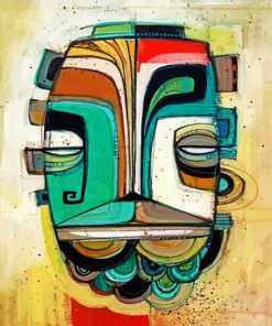 Abstract Totem Paint By Numbers