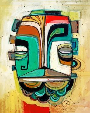 Abstract Totem Paint By Numbers