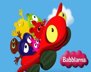 Babblama Kids Cartoon Paint By Numbers