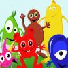 Kids Cartoon Paint By Numbers