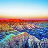 Badlands National Parks Paint By Numbers