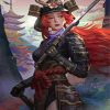 Samurai Girl Paint By Numbers