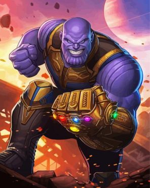 Big Thanos Paint By Numbers