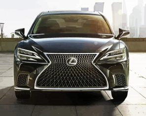 Black Lexus Paint By Numbers