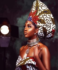 Afro Zulu Lady Paint By Numbers