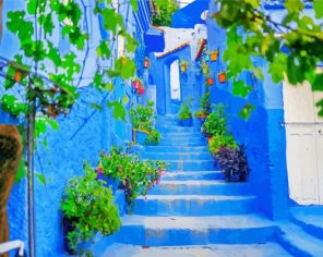 Blue Streets Paint By Numbers