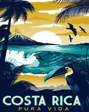 Costa Rica Beaches Paint By Numbers