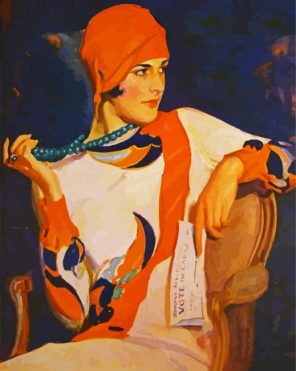 Deco Woman Paint By Numbers