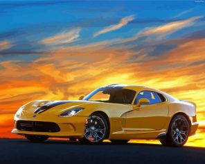 Dodge Viper Paint By Numbers