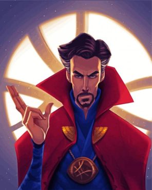 Dr Strange Animation Paint By Numbers