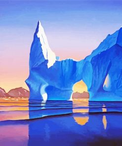 Ice Mountain Paint By Numbers