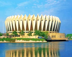 Hampton Coliseum Paint By Numbers