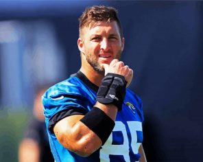 Tim Tebow Paint By Numbers