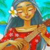 Hawaiian GIrl Paint By Numbers