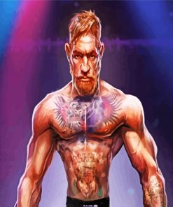 Illustration Conor Mcgregor Paint By Numbers