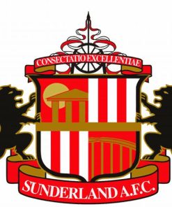 Sunderland Logo Paint By Numbers