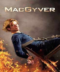 Macgyver Poster Paint By Numbers