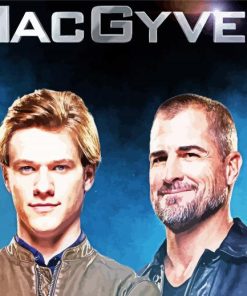 Macgyver Movie Poster Paint By Numbers