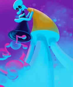 Musican Squidward Paint By Numbers