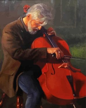 Musician Cello Paint By Numbers