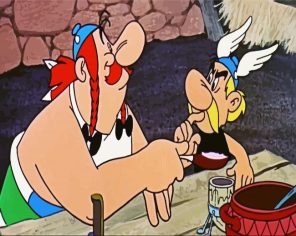 Asterix Animation Paint By Numbers