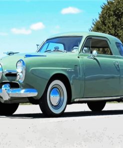 Vintage Sudebaker Paint By Numbers