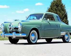 Vintage Sudebaker Paint By Numbers