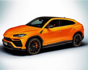 Lamborghini Urus Paint By Numbers