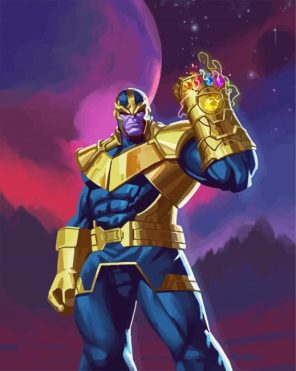 Thanos Art Paint By Numbers