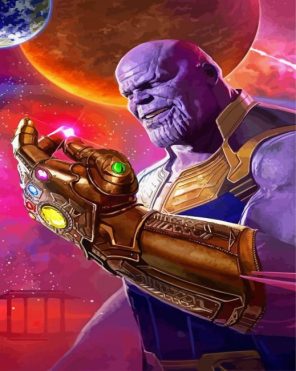 The Powerfull Thanos Paint By Numbers