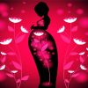 Pregnant Floral Lady Paint By Numbers