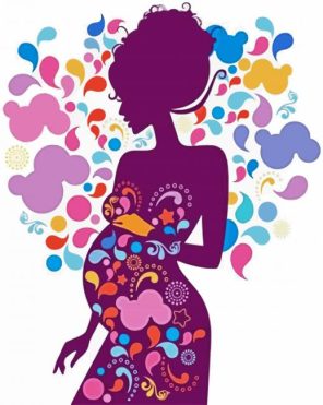 Artistic Pregnant Paint By Numbers