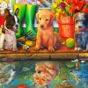 Dogs Reflection Paint By Numbers