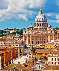 Saint Peter Square Paint By Numbers