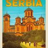 Serbia Architecture Paint By Numbers