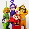 Stylish Teletubbies Paint By Numbers