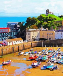 Tenby Whales Paint By Numbers