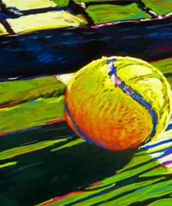 Tennis Ball Paint By Numbers