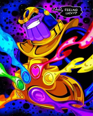 Thanos Animation Paint By Numbers