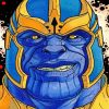 Blue Thanos Paint By Numbers