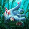 Cute Totodile Paint By Numbers