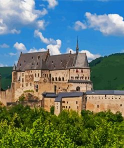 Vianden Palace Paint By Number