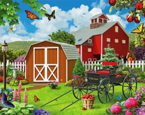 Artistic Barnyard Paint By Numbers