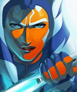 Ahsoka Tano Paint By Numbers