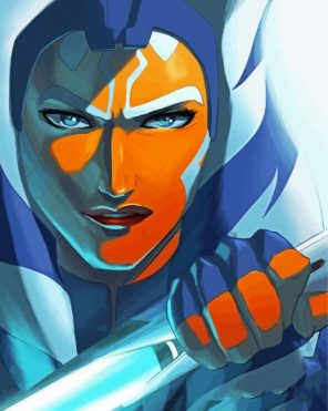 Ahsoka Tano Paint By Numbers