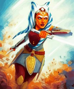 Ahsoka Heroine Paint By Numbers