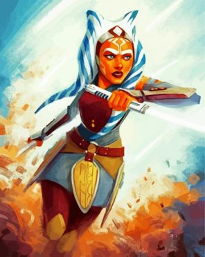 Ahsoka Heroine Paint By Numbers